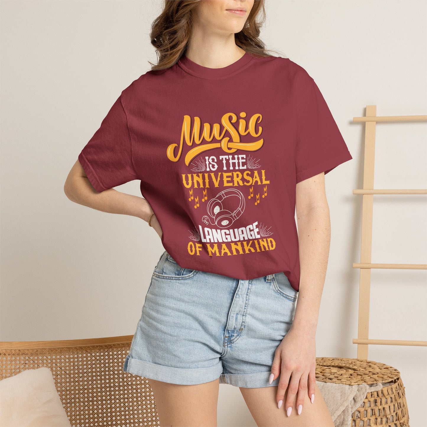 Music Graphic Design Unisex Cotton T-shirt 063