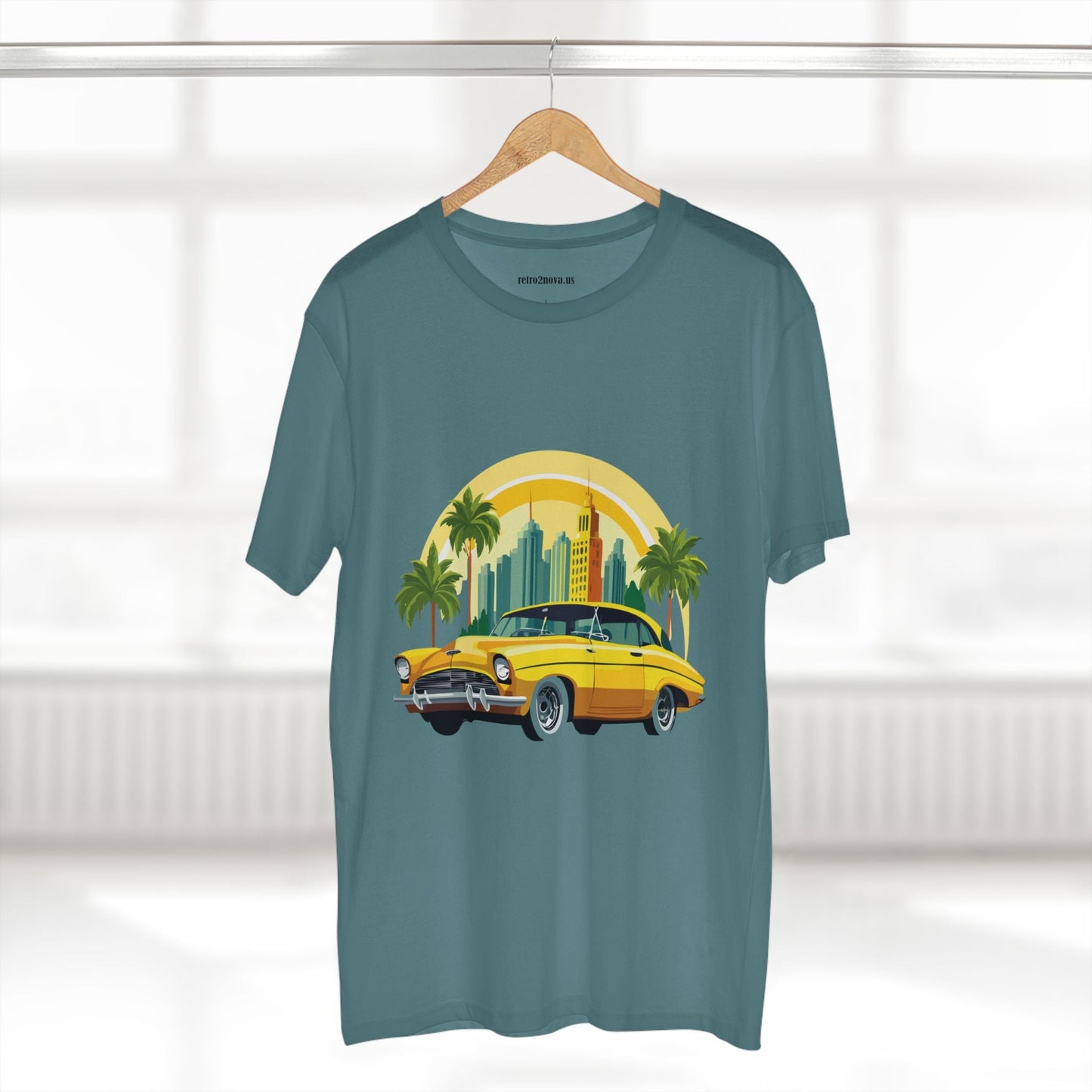 Retro Car Shirt Vintage Car Shirt Unisex Premium Cotton Tee With Original Art Design RC 24