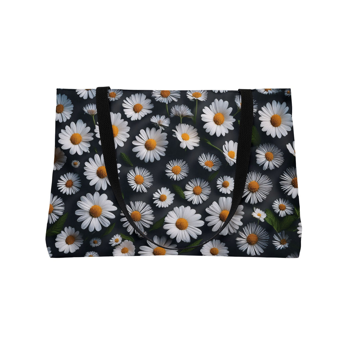 Floral Print Poly Canvas Weekender Bag 10