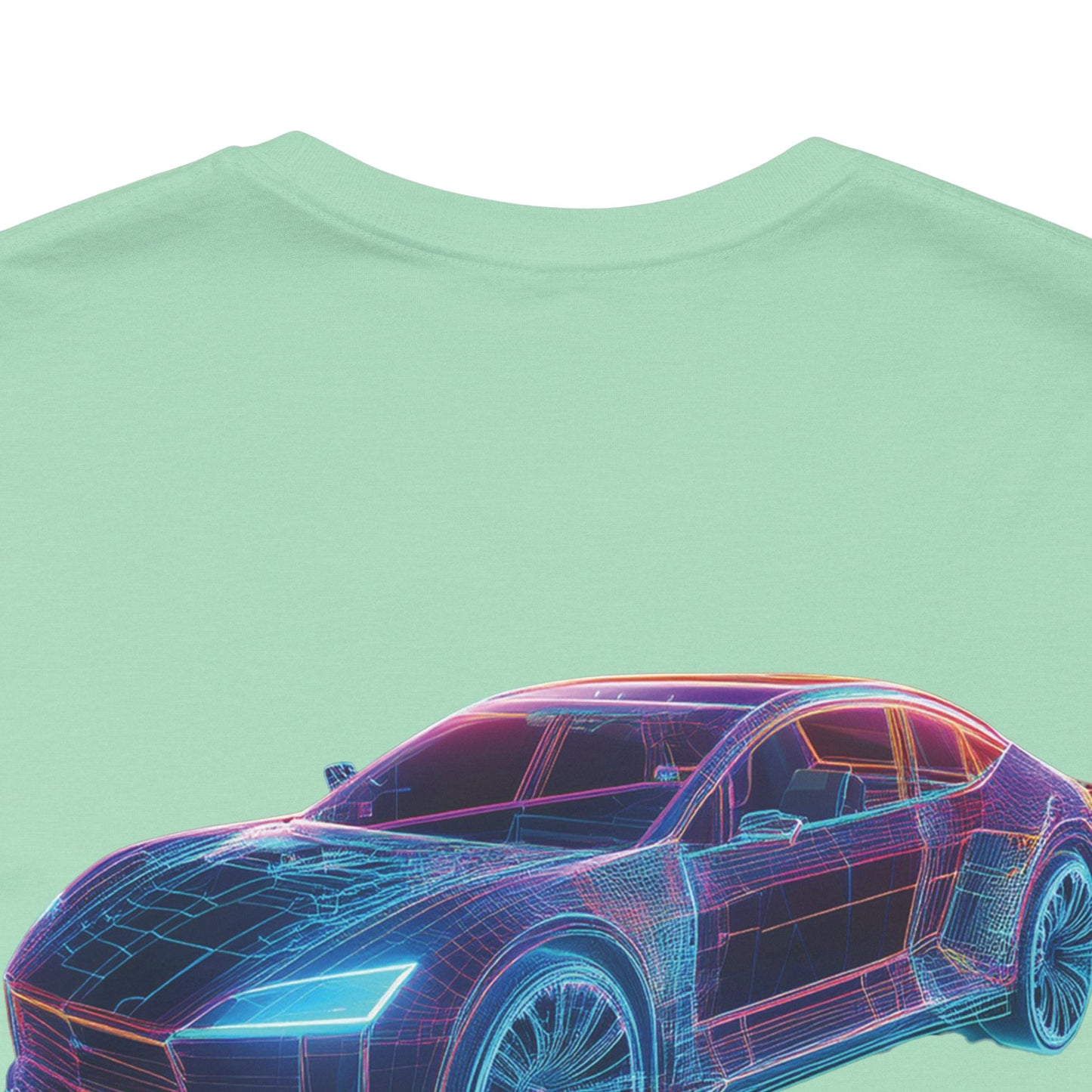 Car Graphic Tee Shirt 100 Percent Cotton Lightweight Car Tees From Bad Galaxy USA Made Guaranteed