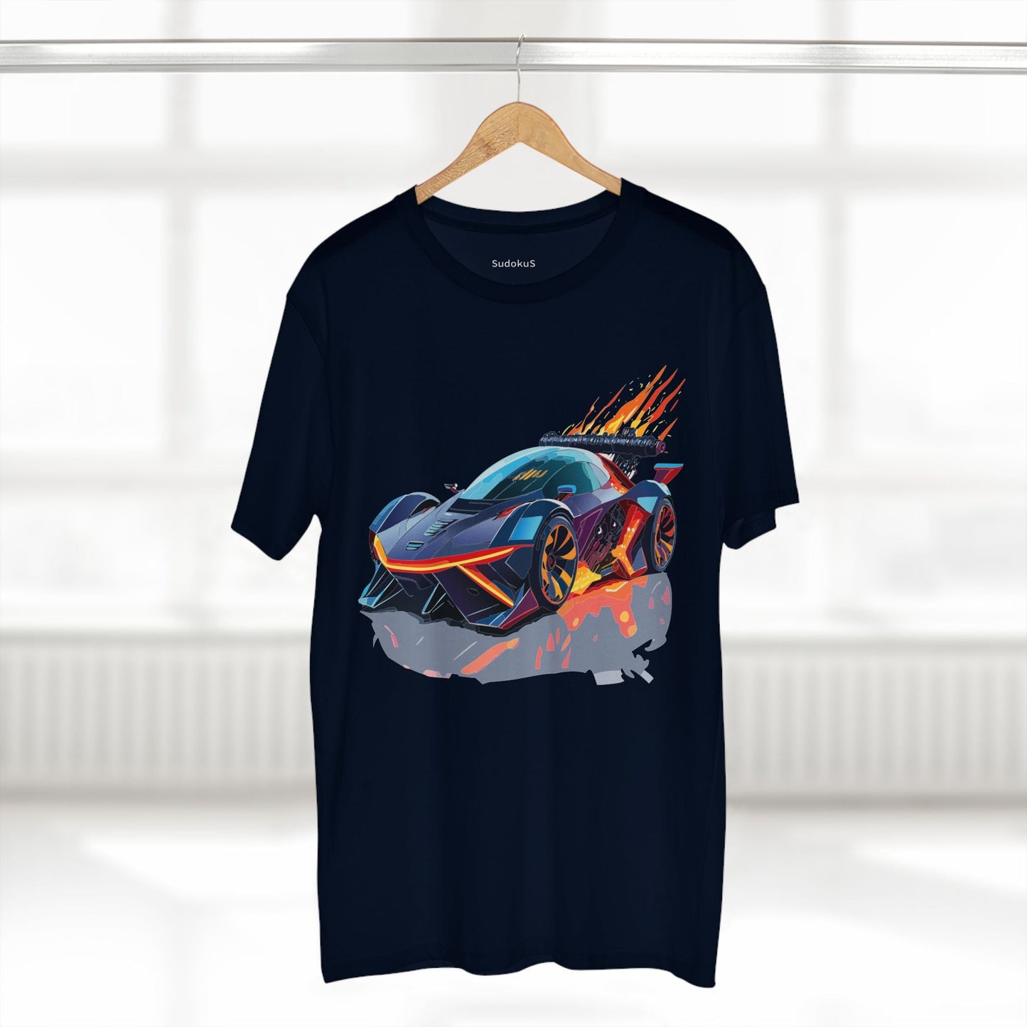 Car Graphic Unisex 100 Cotton Staple Tee 19
