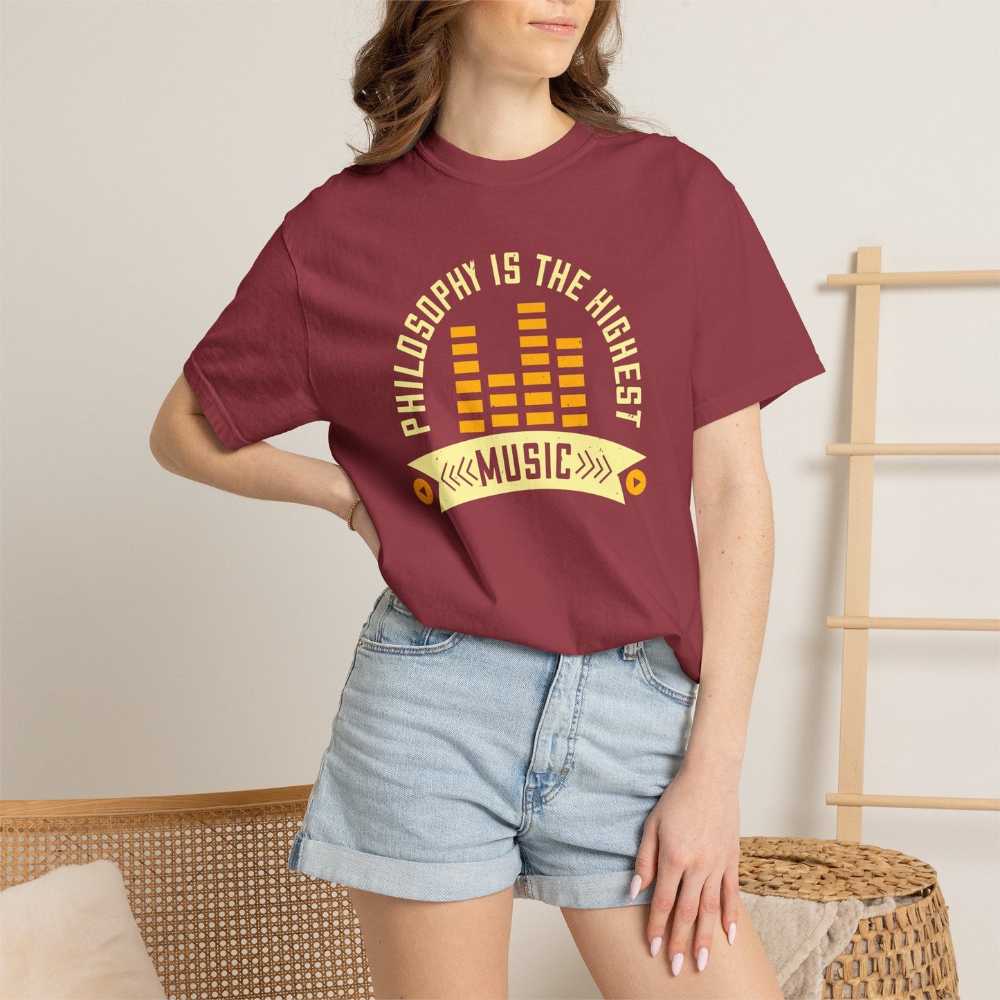 Music Graphic Design Unisex Cotton T-shirt m42