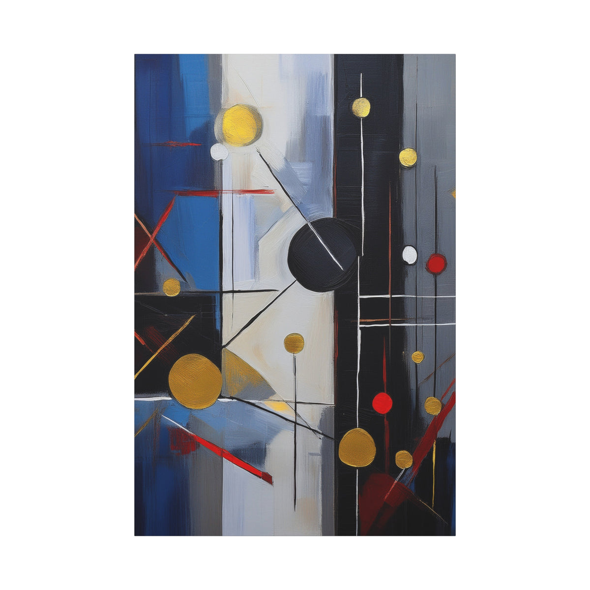 Abstract Oil Painting Print Canvas 20x24,20x30,24x30 24x32,24x36,30x40 32x48,36x48,40x60 Pine-Wood Inner Frame ABS-152