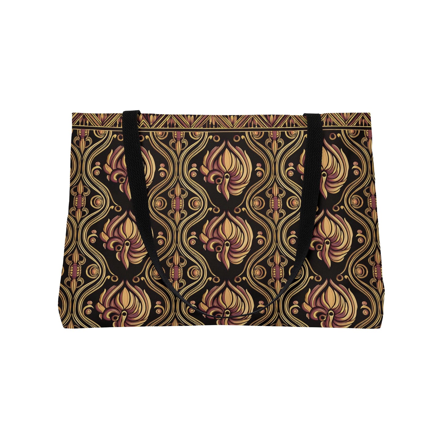 Ornament Print Big Bag Unisex Spun Poly 24x13 Canvas Art Bag OR-12