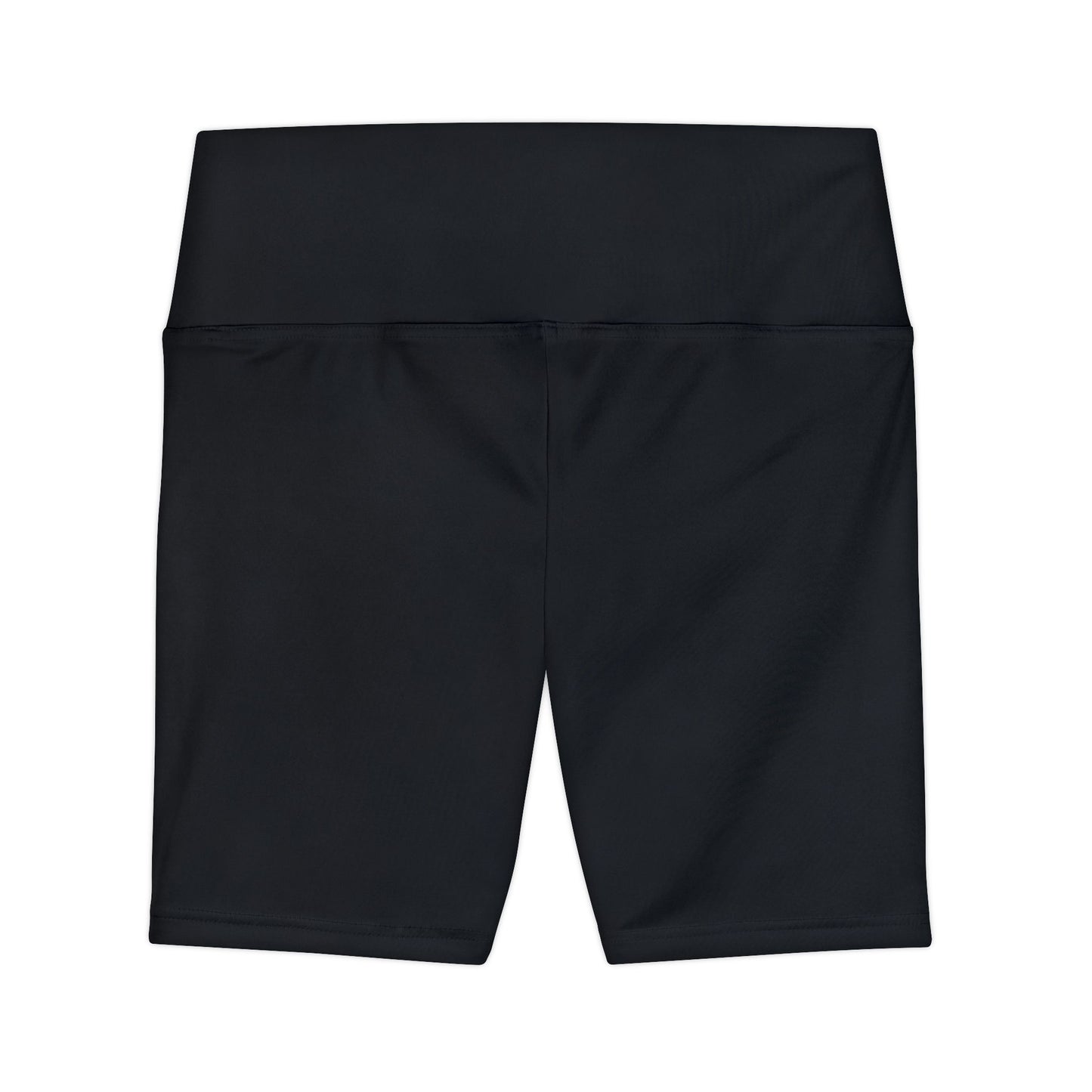 Onyx Black Women's Workout Shorts — High-Waist Black Biker Shorts for Gym, Yoga & Everyday Activewear