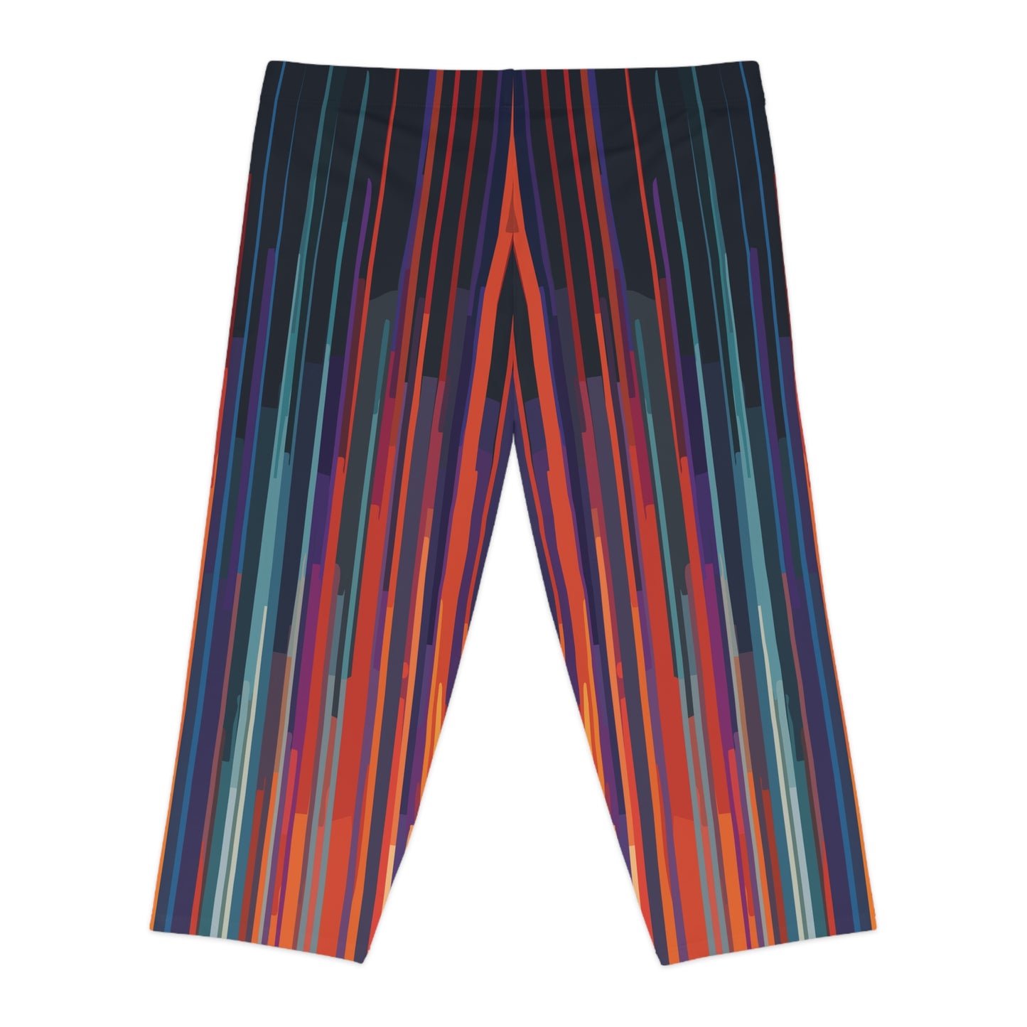 Stripes Capri Leggings - PPU BEST