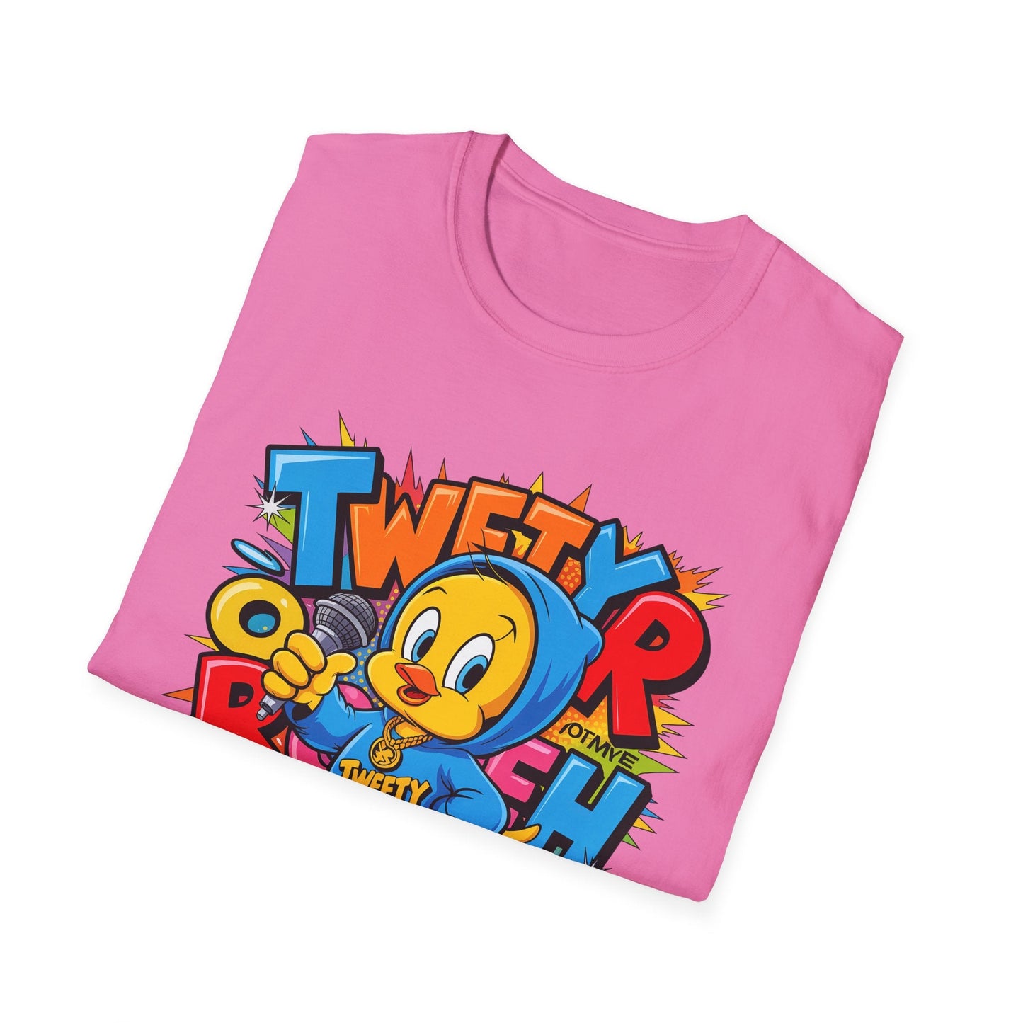 Cartoon T Shirt With Animation Funny Animals Tee Unisex Gildan Softstyle 64000 Pro