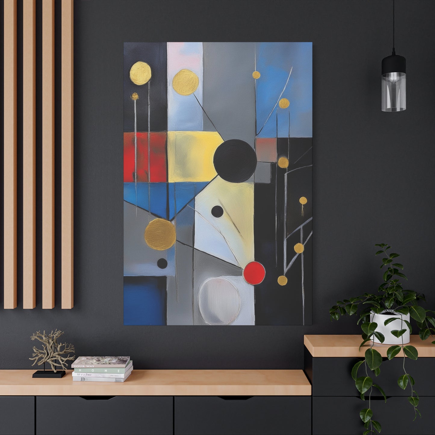 Abstract Oil Painting Print Canvas 20x24,20x30,24x30 24x32,24x36,30x40 32x48,36x48,40x60 Pine-Wood Inner Frame ABS-153