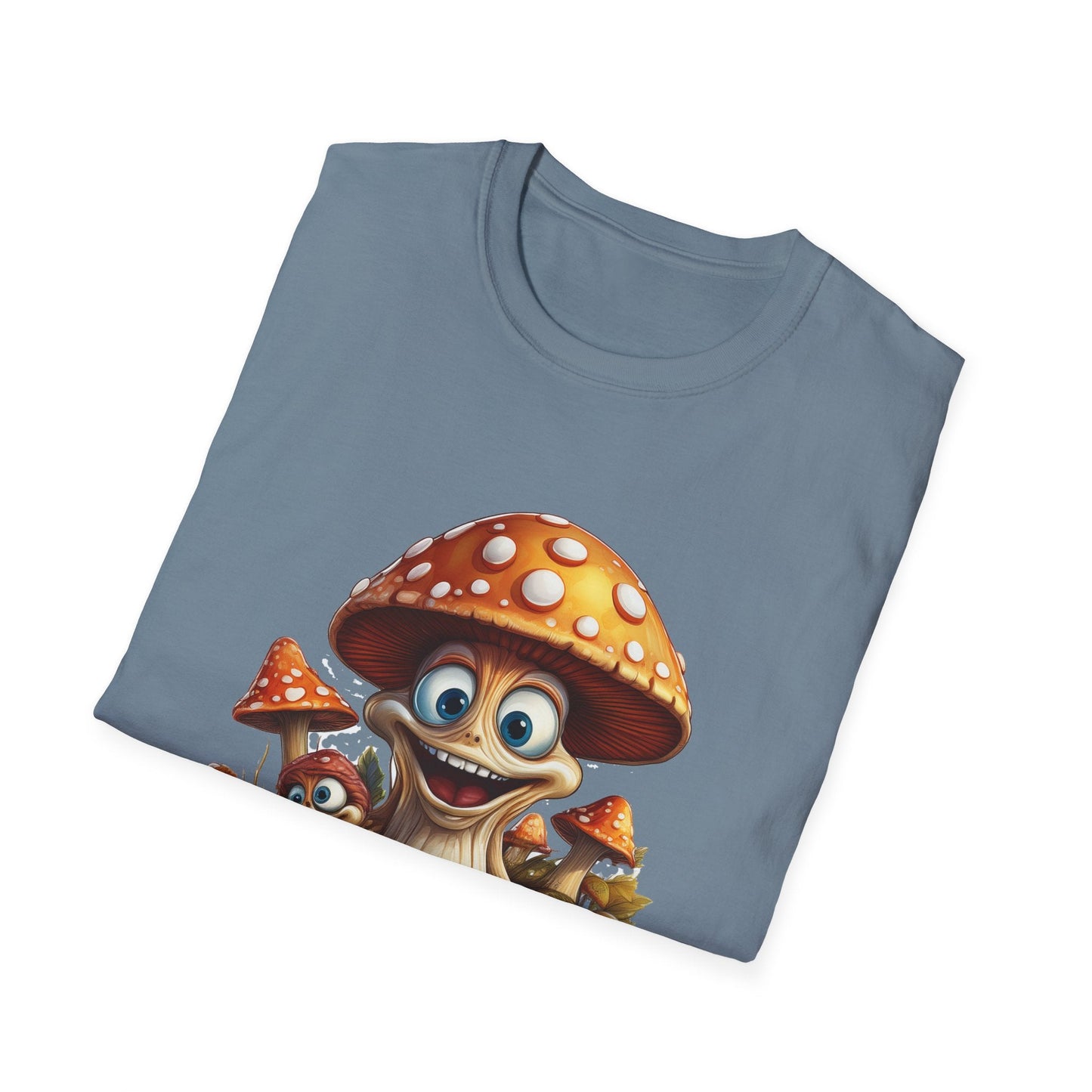 Mashroom Tee Shirt Unisex Softstyle 64000 Comfortable Mushroom Shirt With Funny Fungus Design
