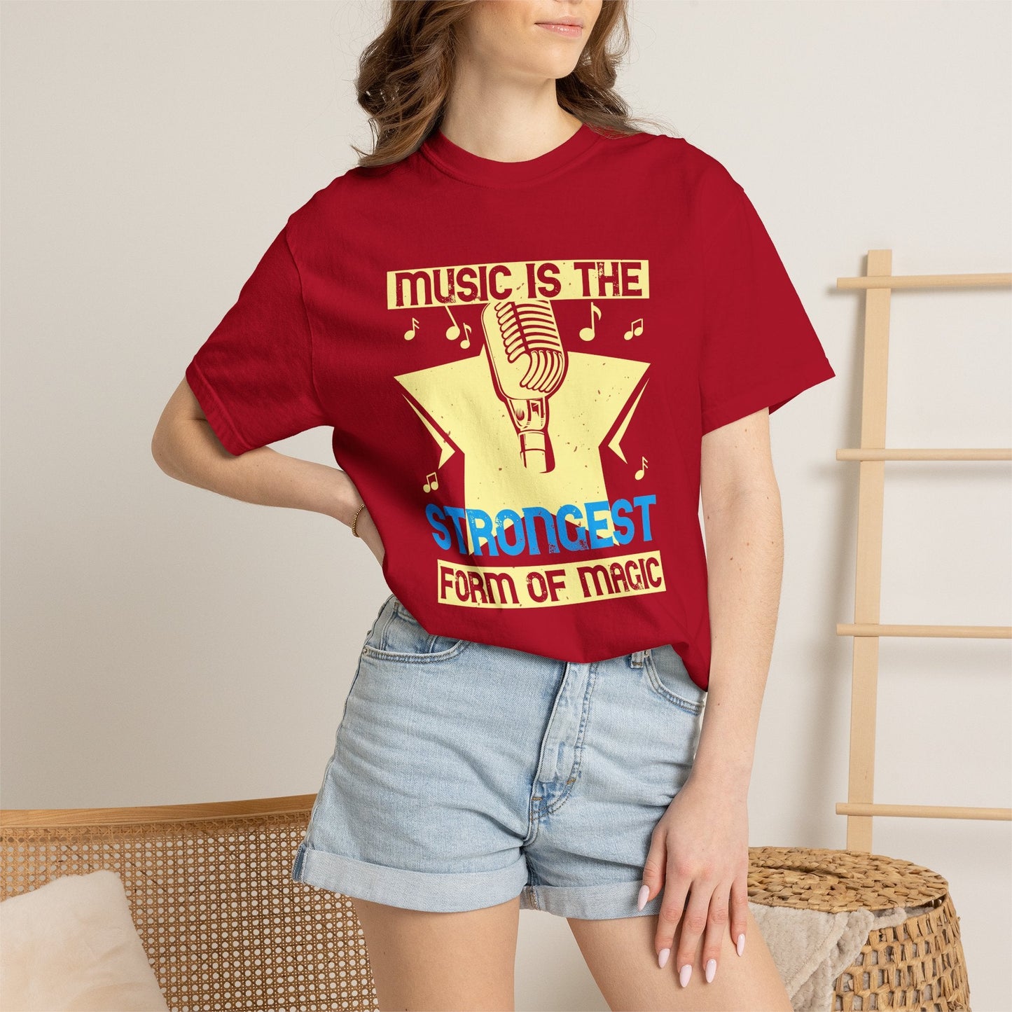 Music Graphic Design Unisex Cotton T-shirt m35