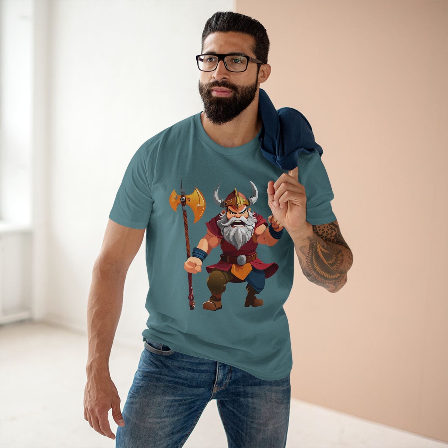 Viking Graphic Unisex 100 Cotton Staple Tee 19