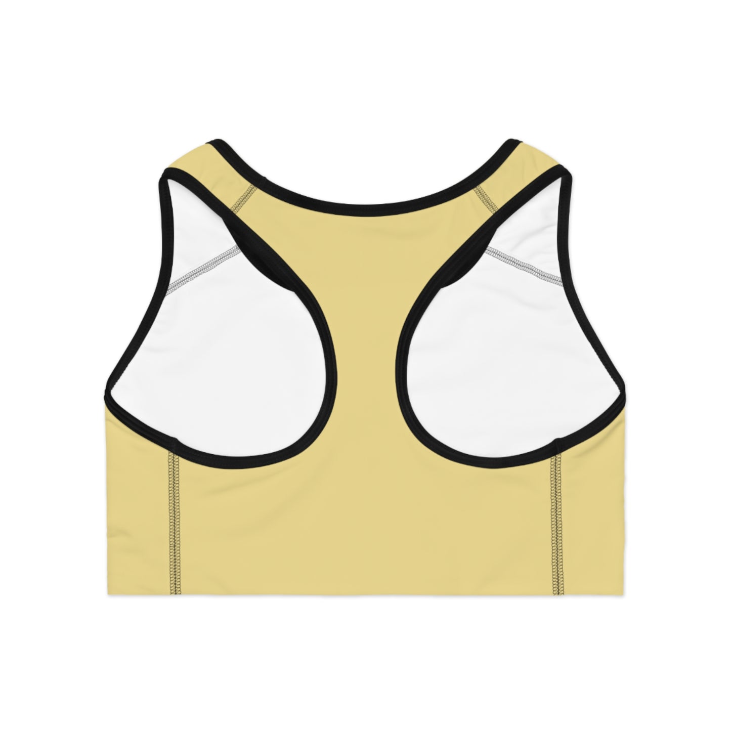 Yellow Color Sports Bra, Yellow Sports Bra 1