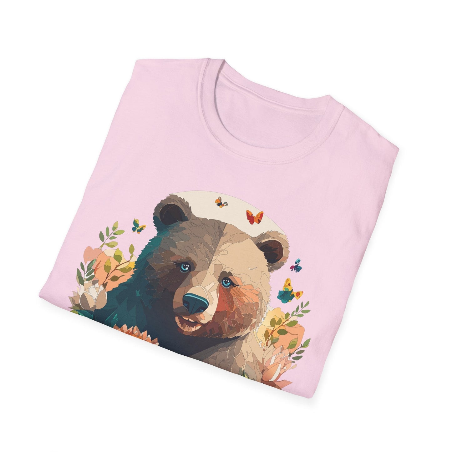 Bear T Shirt Unisex Teddy Bear Shirt Softstyle 100 Percent Ring Spun Cotton Tee Essentials