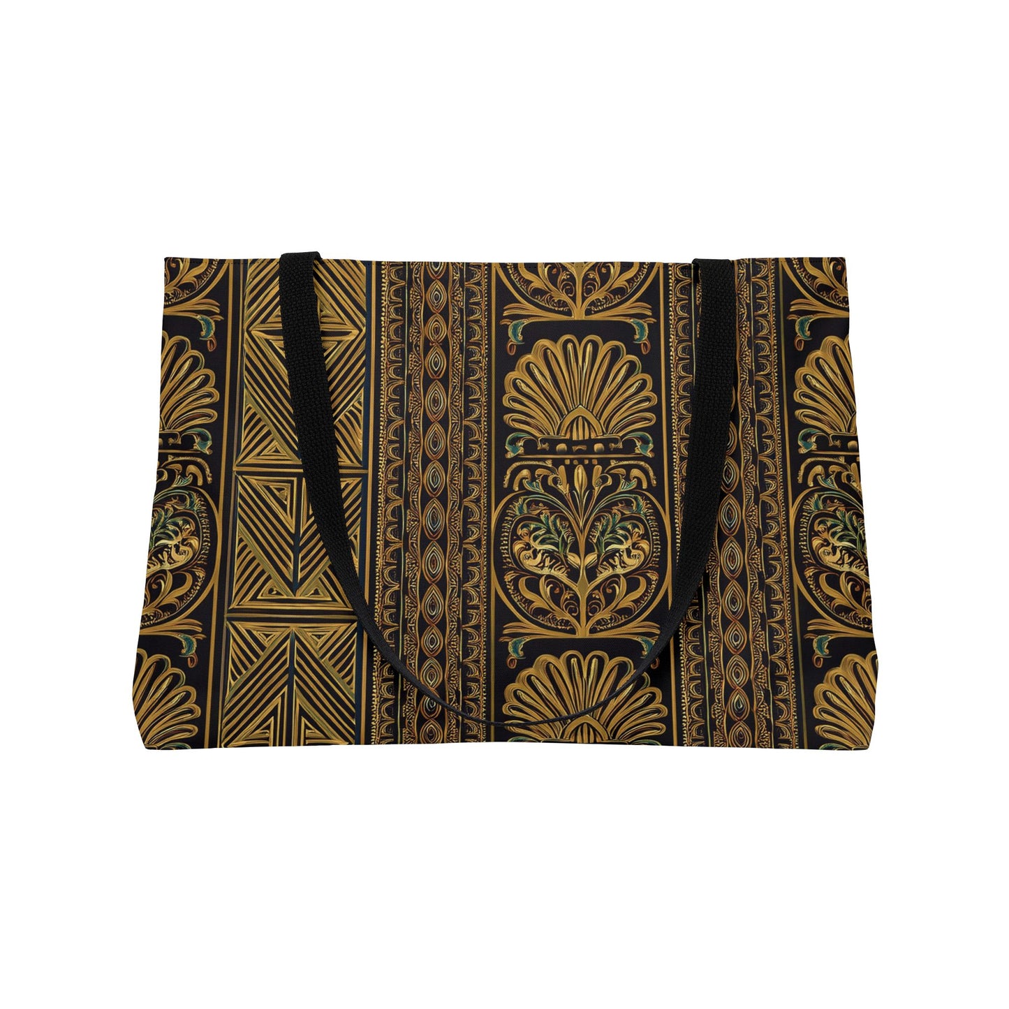 Ornament Print Big Bag Unisex Spun Poly 24x13 Canvas Art Bag OR-26