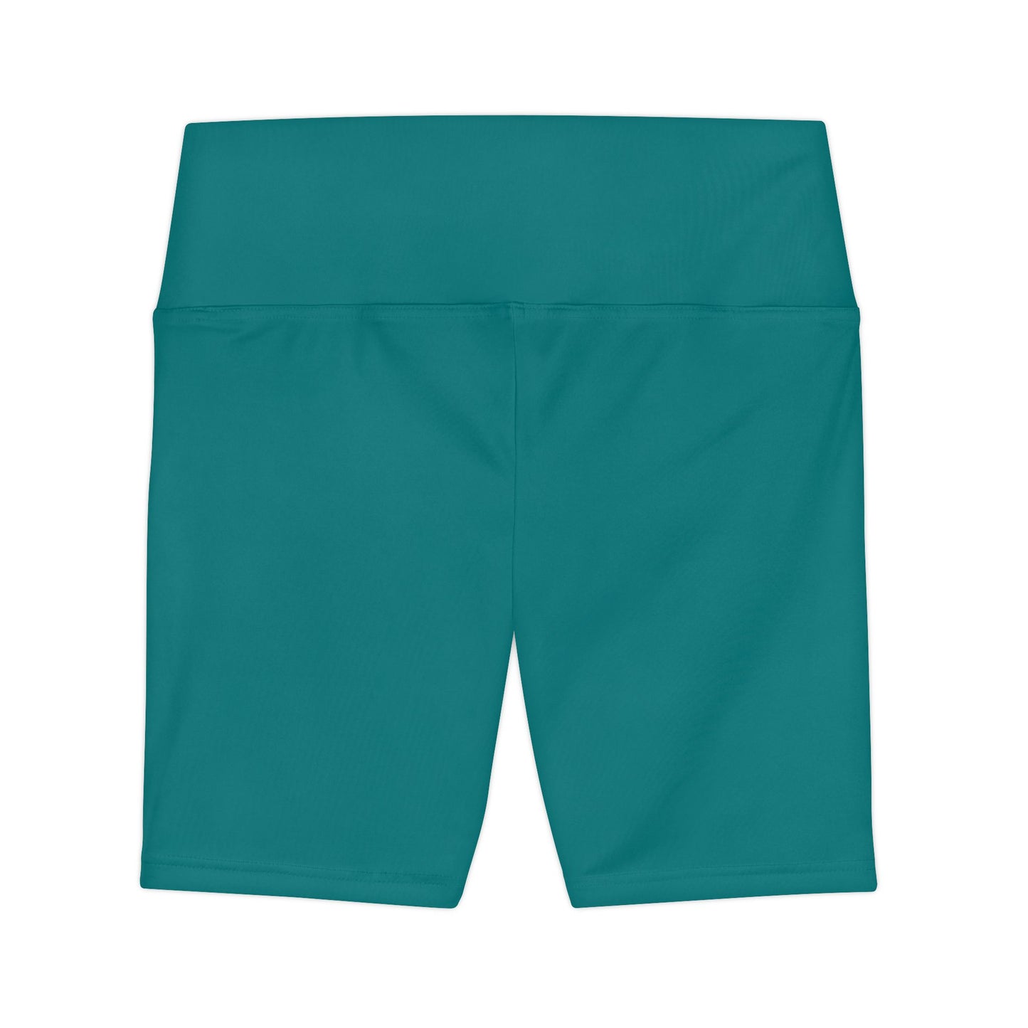 True Teal Women's Workout Shorts — Teal Athletic Biker Shorts for Yoga & Gym