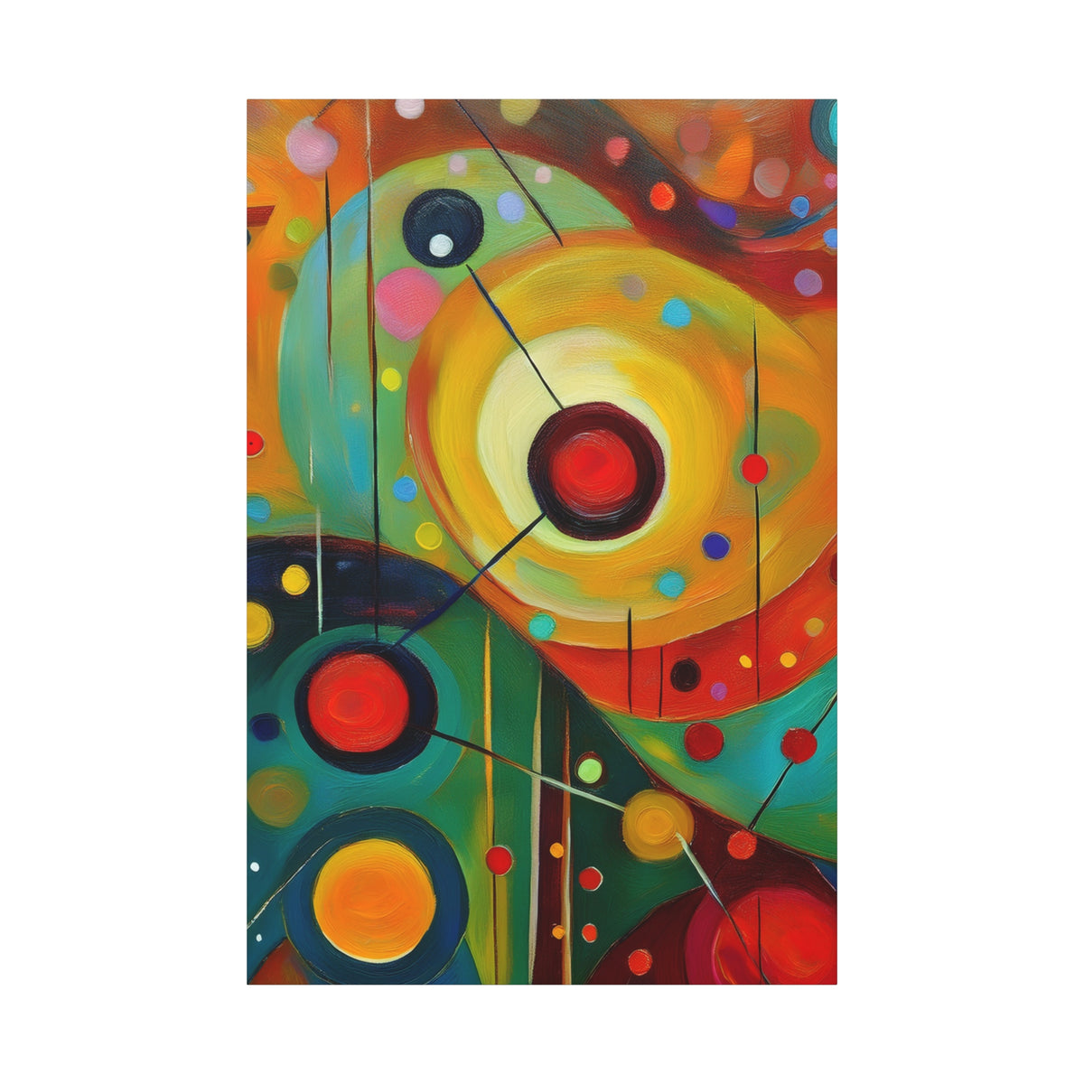 Abstract Oil Painting Print Canvas 20x24,20x30,24x30 24x32,24x36,30x40 32x48,36x48,40x60 Pine-Wood Inner Frame ABS-143
