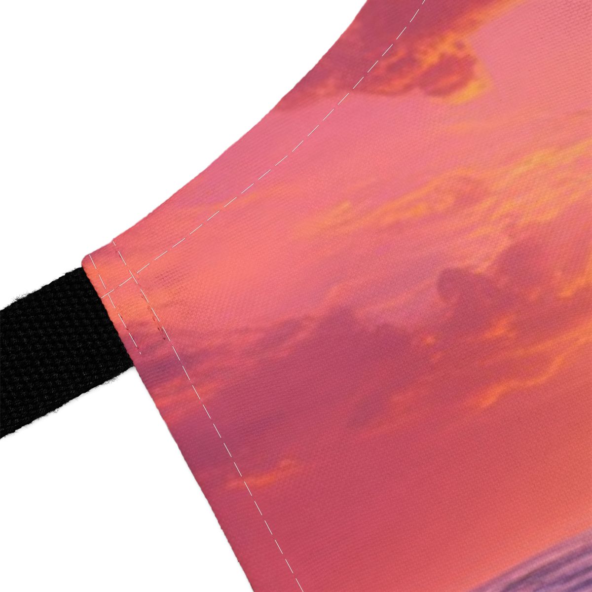 Sunset Surfing Horse Apron — Vibrant Beach Scene Kitchen Apron Stain-Resistant - Art Print Canvas Apron