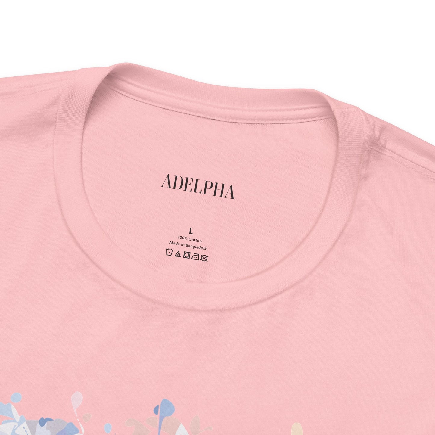 Letter Q Shirt Graphic Tee Unisex Short Sleeve by Adelpha Vintage Inspired Artwork