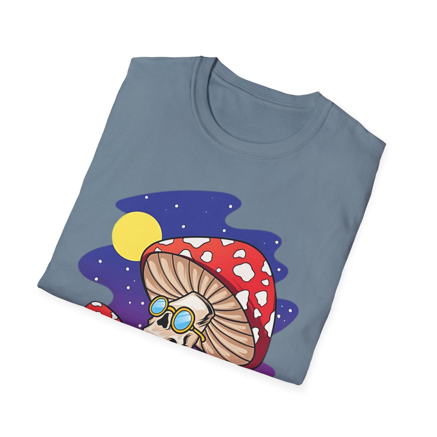 Mashroom Mushroom Tee Shirt Unisex Funny Fungus Design Softstyle 64000 Cotton Tee