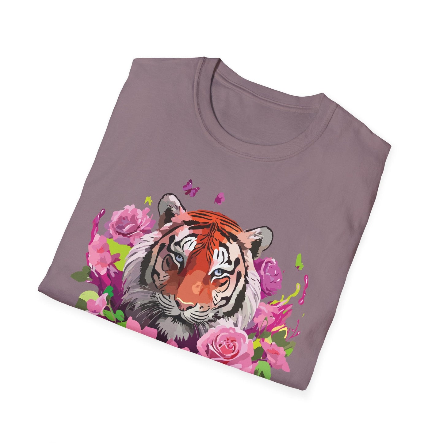 Tiger Shirt Unisex Tee Gildan Softstyle 64000 Ring Spun Cotton