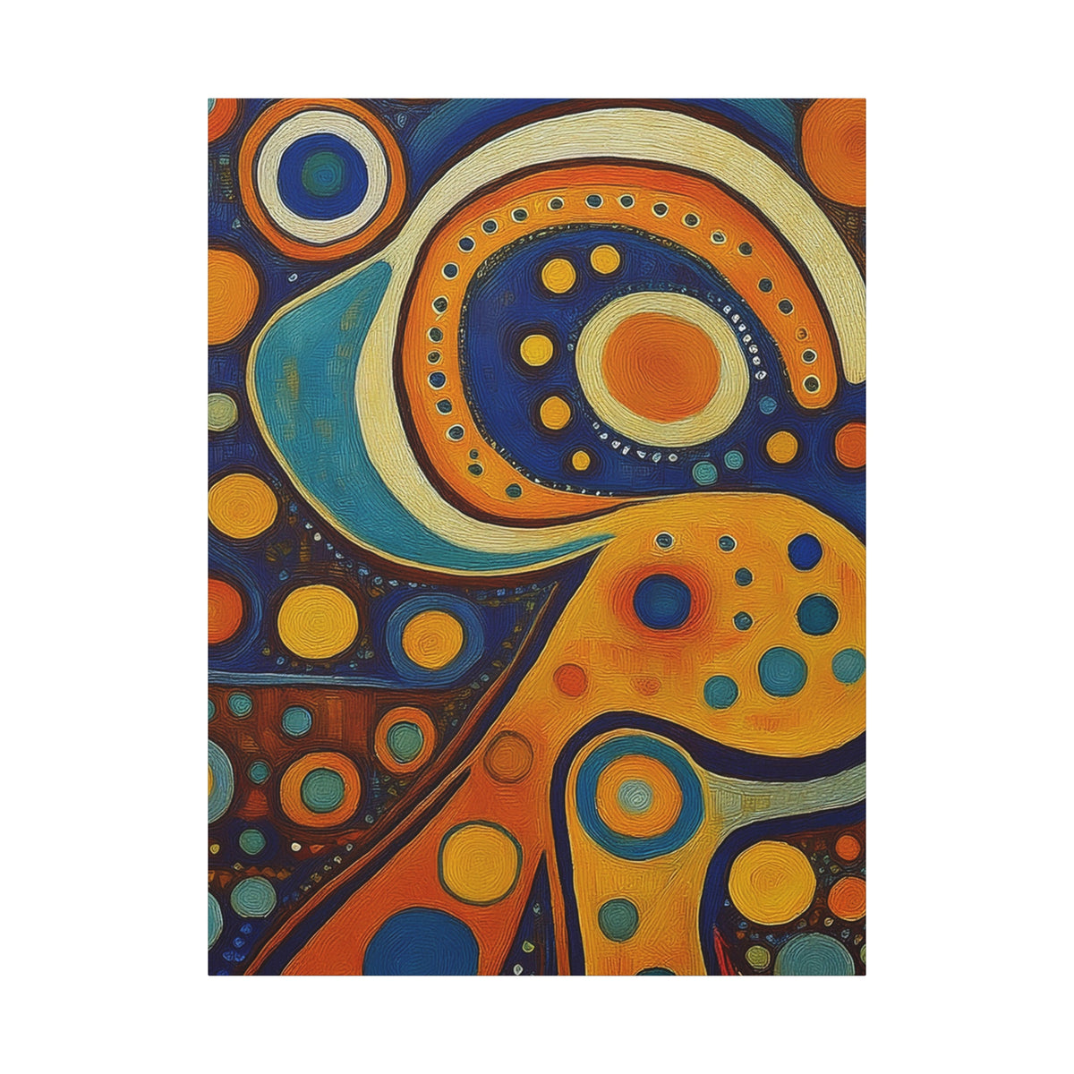 Abstract Oil Painting Print Canvas 20x24,20x30,24x30 24x32,24x36,30x40 32x48,36x48,40x60 Pine-Wood Inner Frame ABS-110