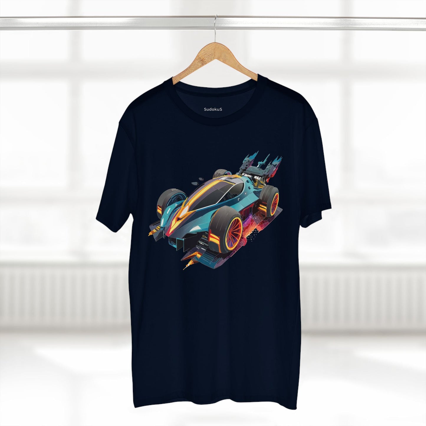 Car Graphic Unisex 100 Cotton Staple Tee 20
