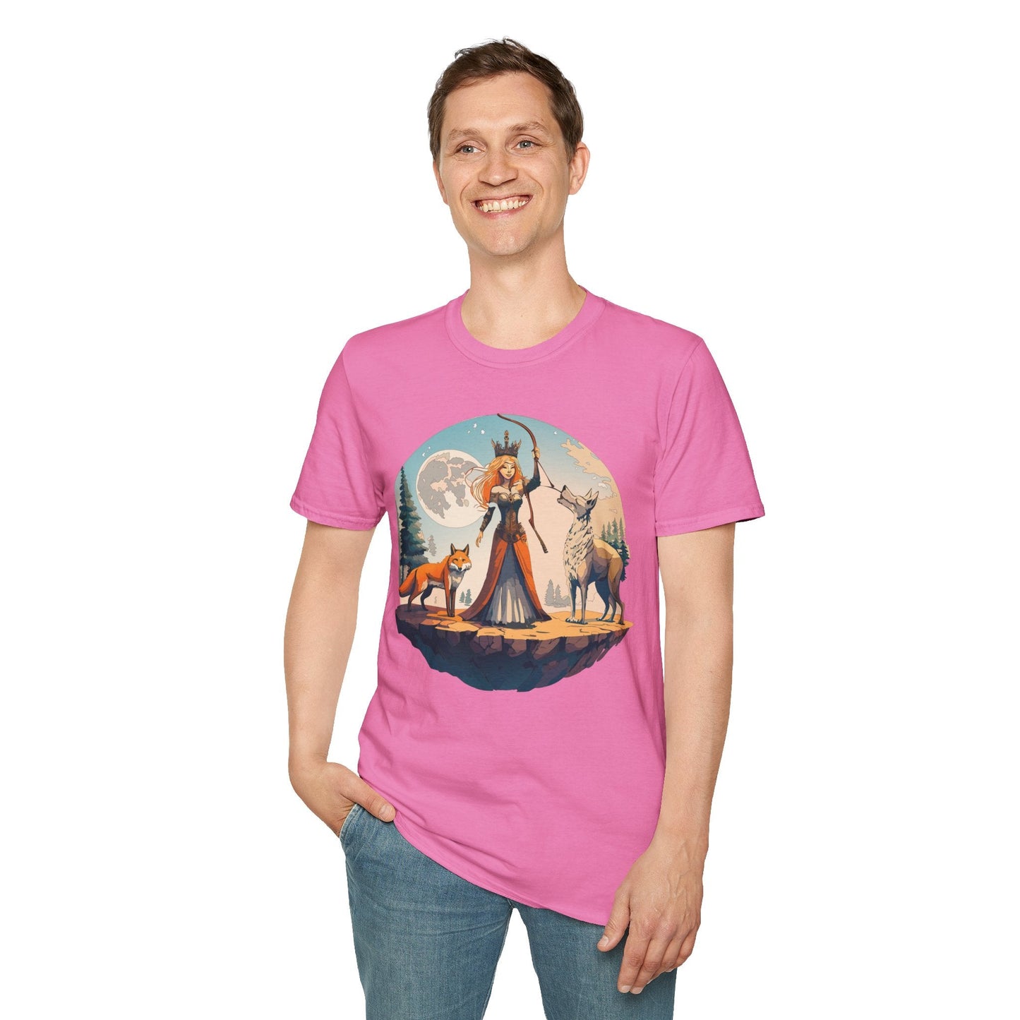 Womens Graphic T Shirts Art Design Shirt Softstyle Gildan 64000 Unisex Tee Ring Spun Cotton