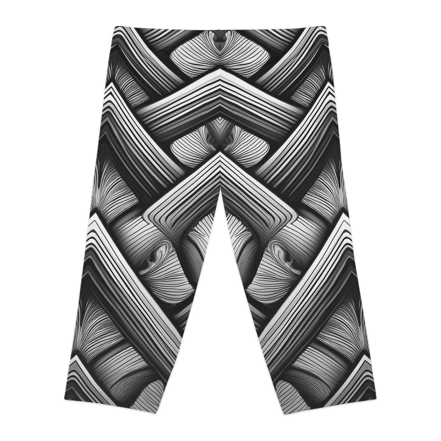 Abstract Capri Leggings - PPU BEST