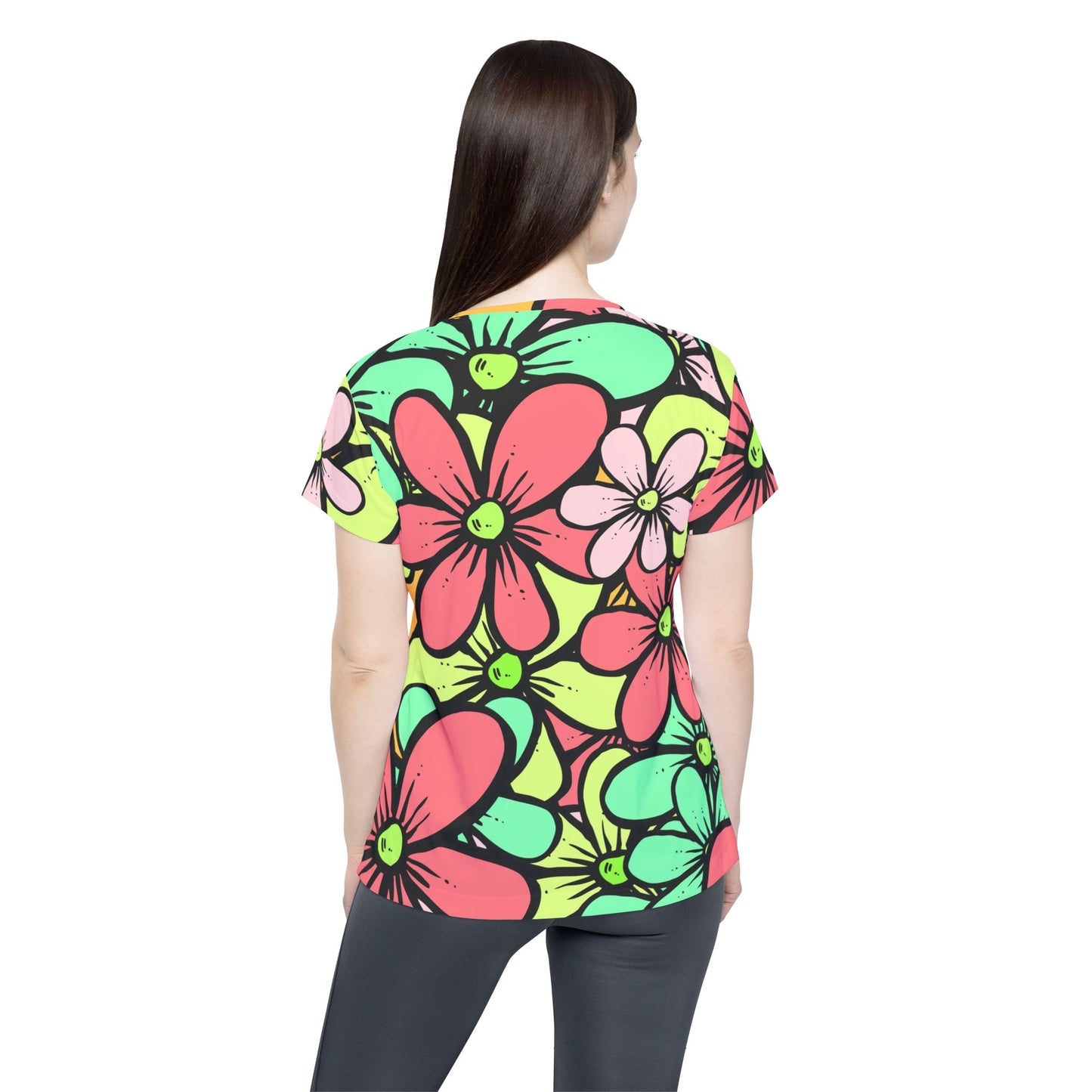 Floral Print Shirt, Shirt with Flowers