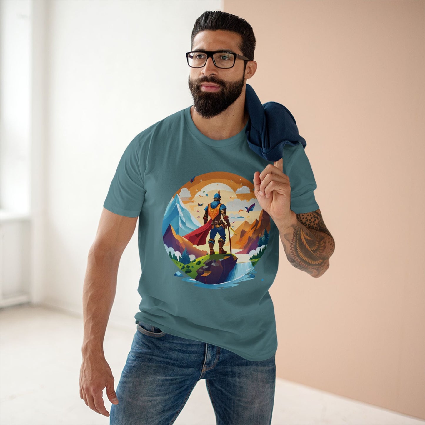 Adventures Graphic Unisex 100 Cotton Staple Tee 8