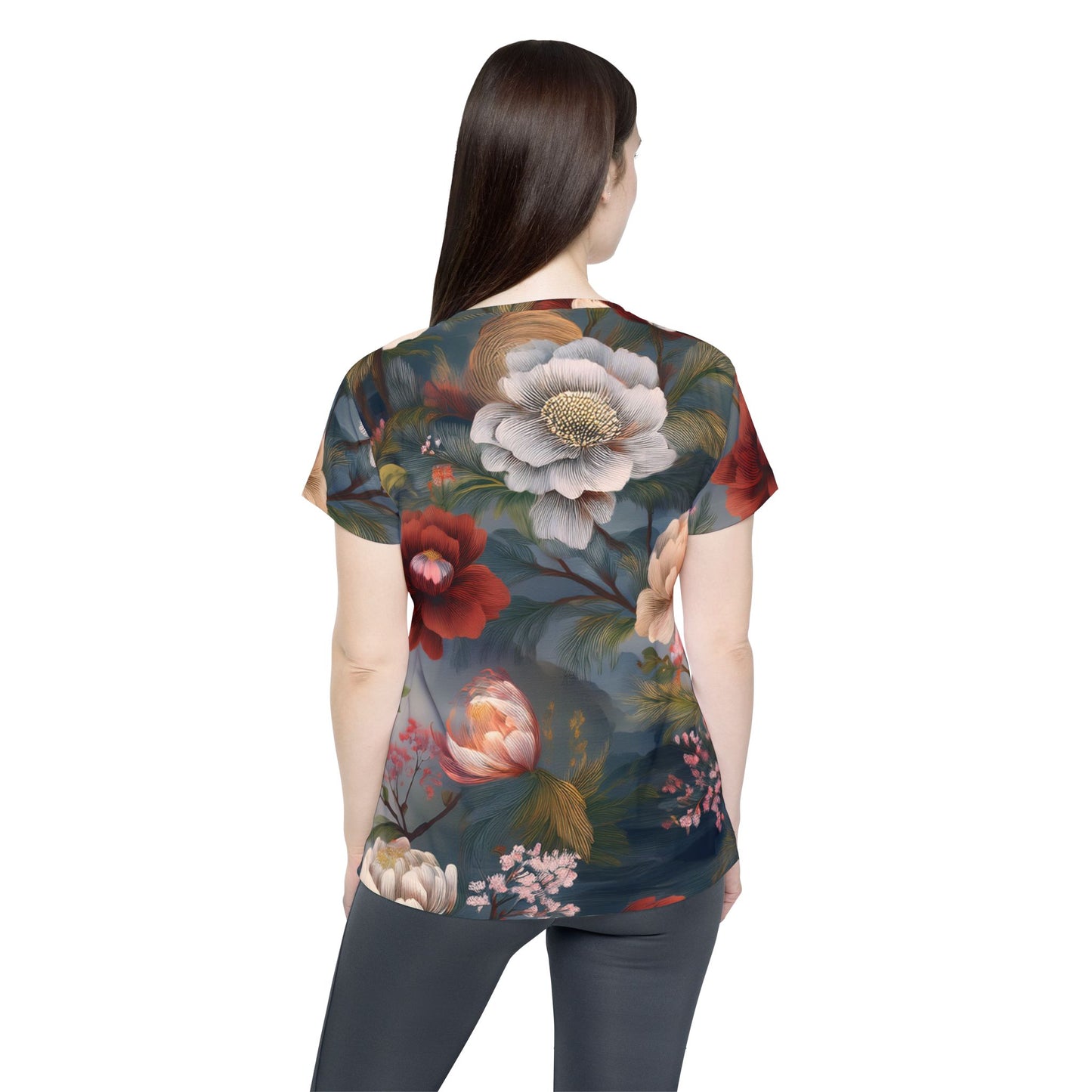 Floral Print Shirt, Shirt with Flowers