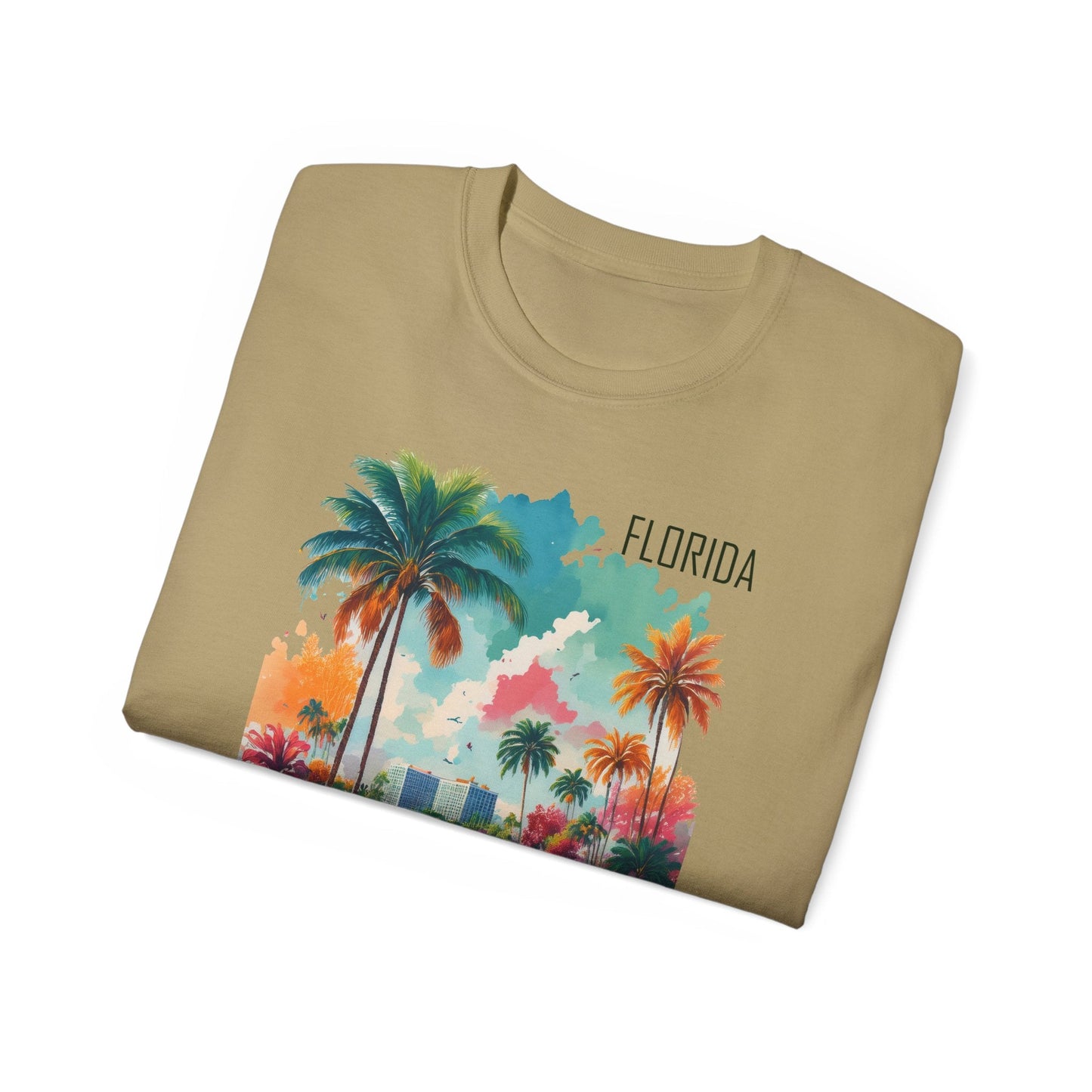Florida Graphic Unisex Cotton T‑Shirt 2