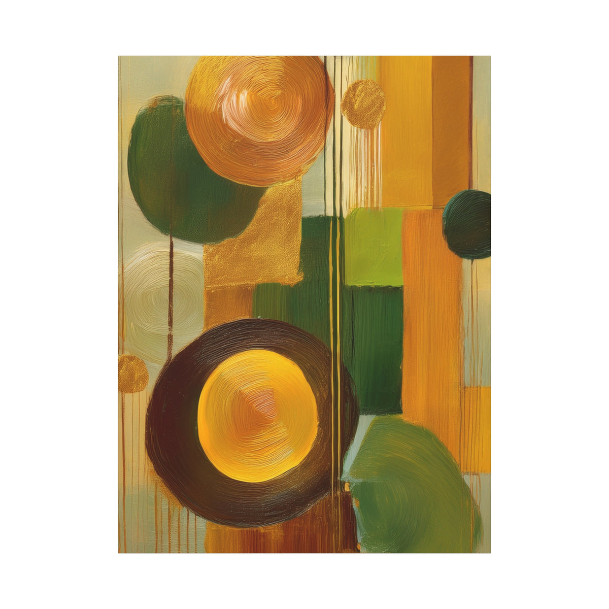 Abstract Geometric Painting Print Canvas 20x24,20x30,24x30 24x32,24x36,30x40 32x48,36x48,40x60 Pine-Wood Inner Frame ABS-58