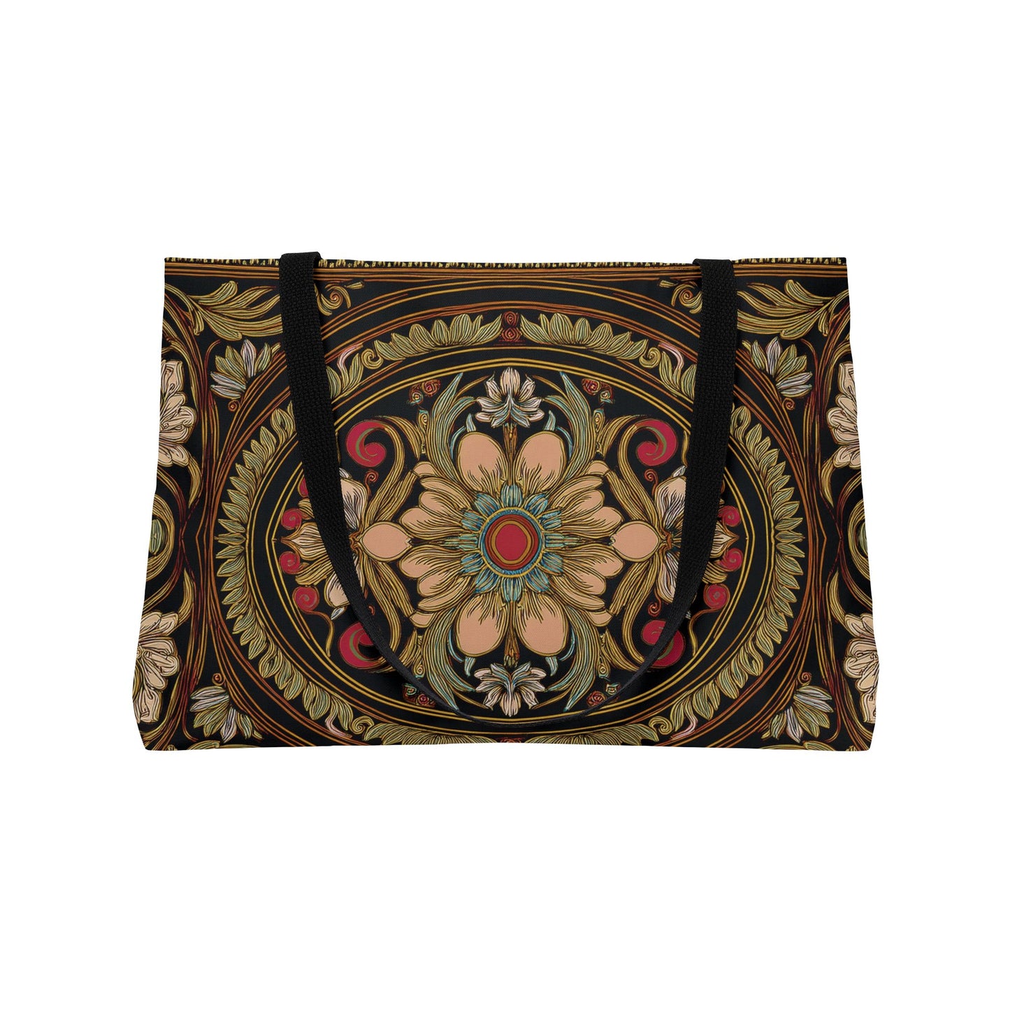 Ornament Print Big Bag Unisex Spun Poly 24x13 Canvas Art Bag OR-29