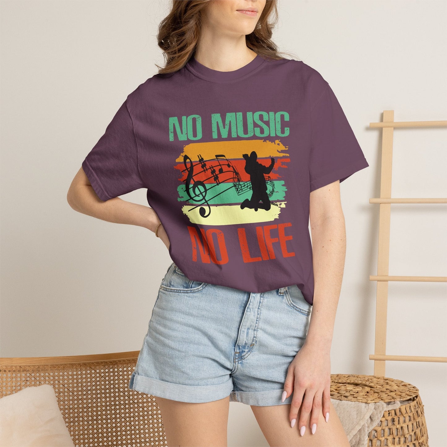 Music Graphic Design Unisex Cotton T-shirt 020