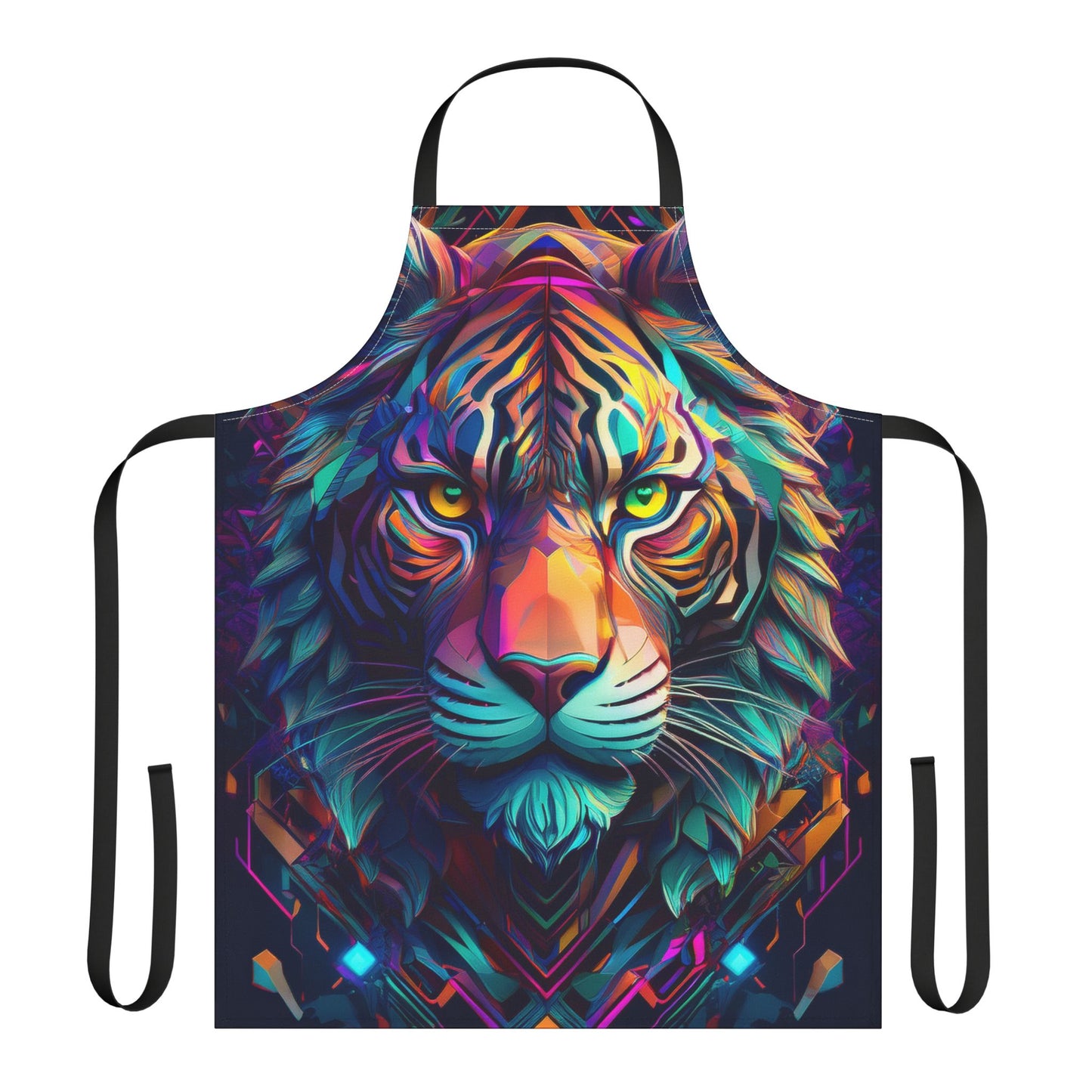 Tiger 100% Polyester Stain-resistant 31.5 x 25.6 Art Print Canvas Apron 5