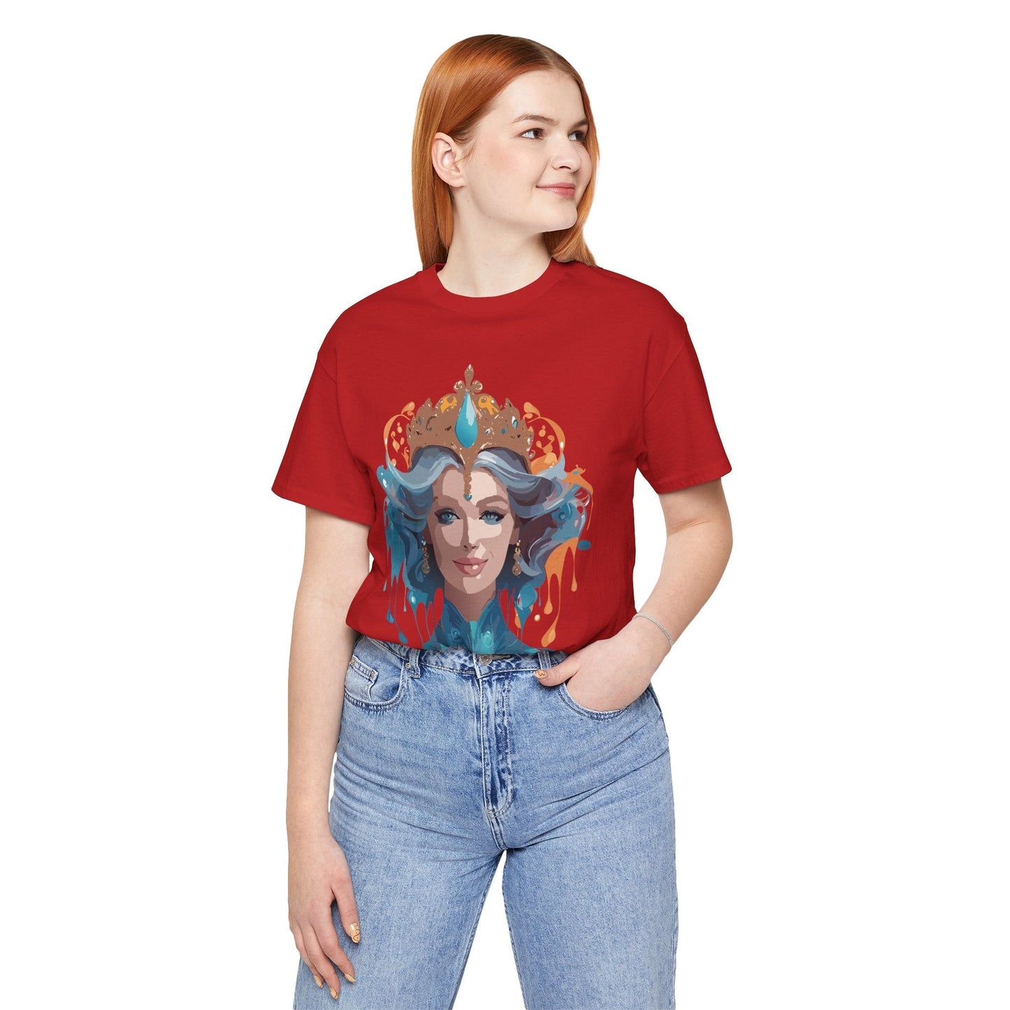 Queen Woman Portrait Graphic Unisex 100 Cotton Vintage Artwork Tee 22