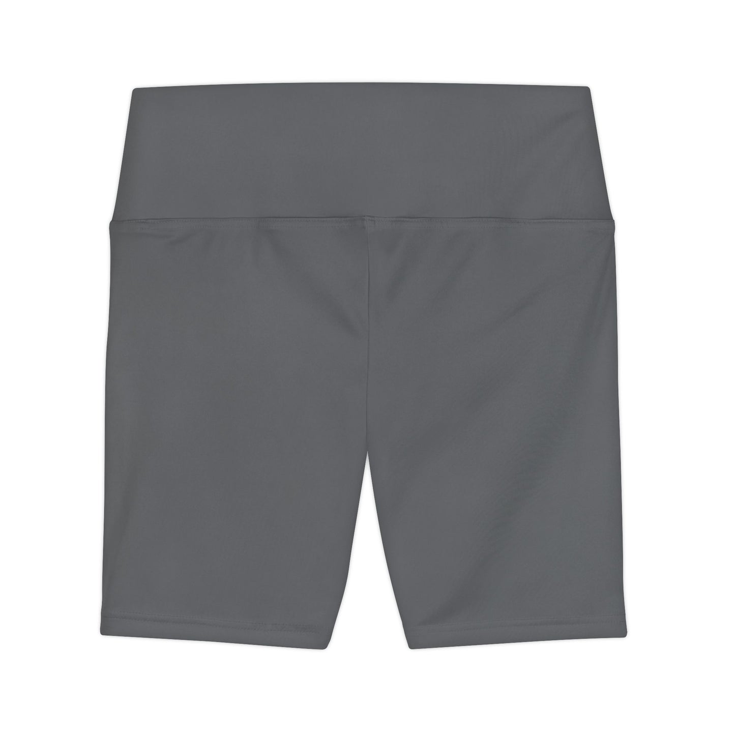 Dim Grey Women's Workout Shorts — High-Waist Biker Shorts for Gym, Yoga & Everyday Activewear