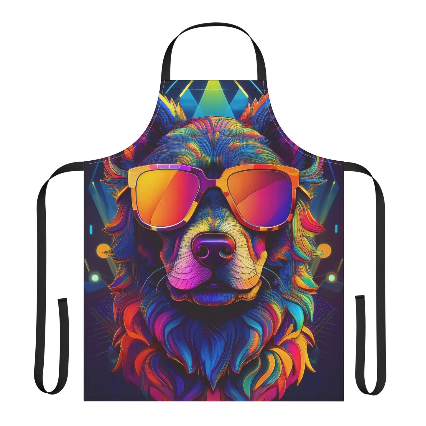 Dog 100% Polyester Stain-resistant 31.5 x 25.6 Art Print Canvas Apron 5