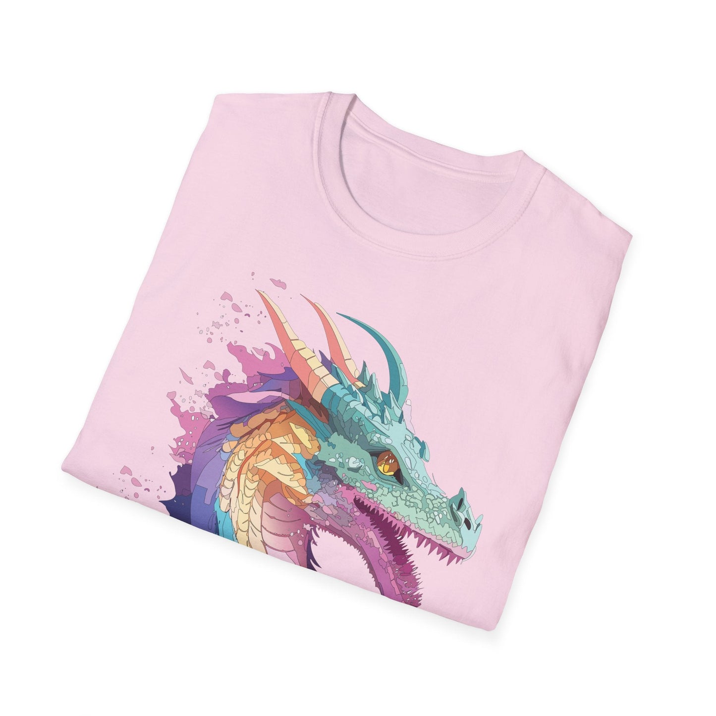 Dragon Graphic T Shirt Unisex Animal Shirt Cotton Softstyle Tee For Everyday Comfort