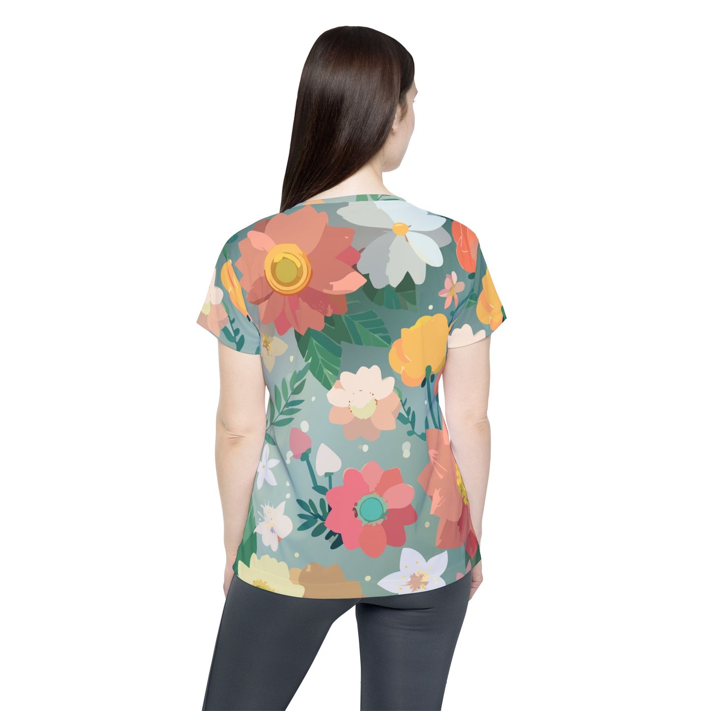 Floral Print Shirt, Shirt with Flowers