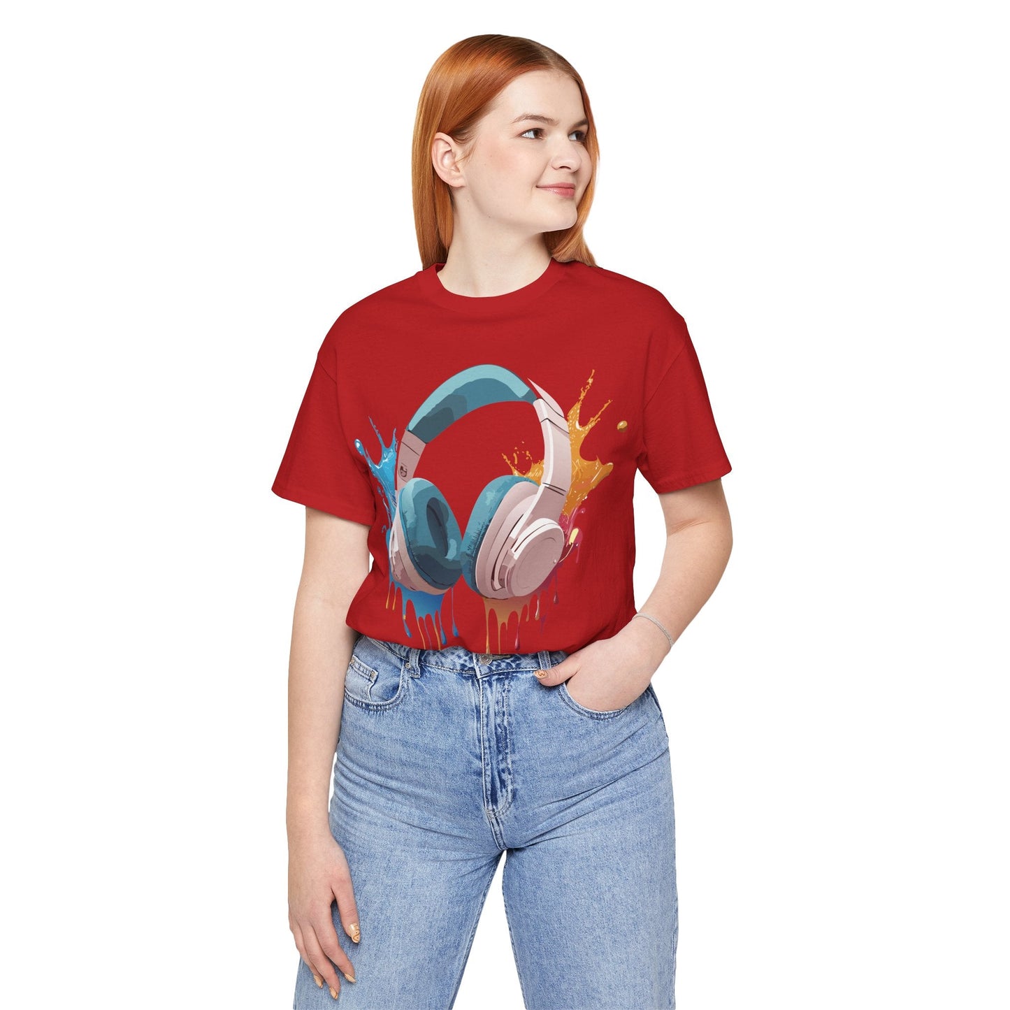 Music Graphic Unisex 100 Cotton Vintage Art with Musical Elements Tee 93
