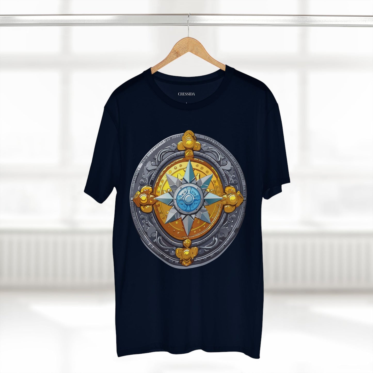 Antique Gold Coin Graphic Design T-Shirt Unisex 100 Cotton With Golden Print Artwork Tee 1