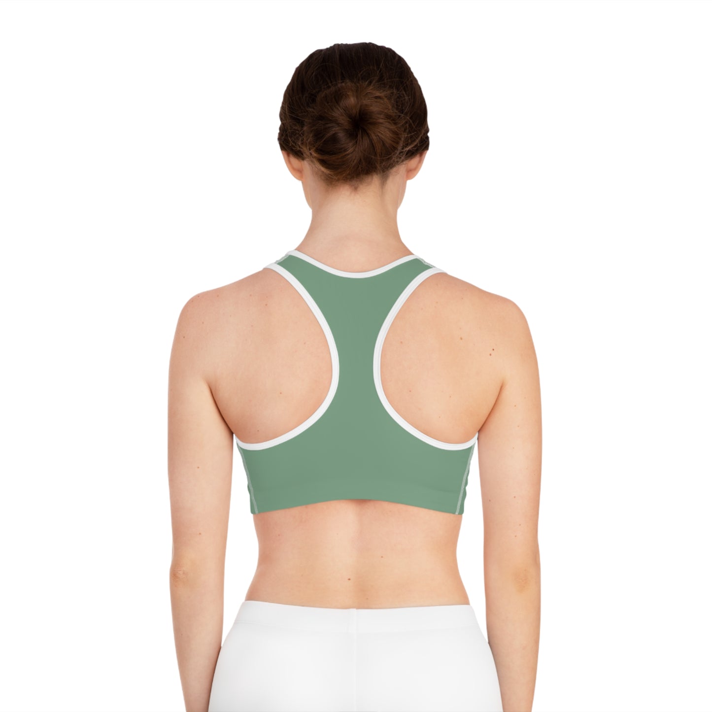 Green Color Sports Bra, Green Sports Bra 4
