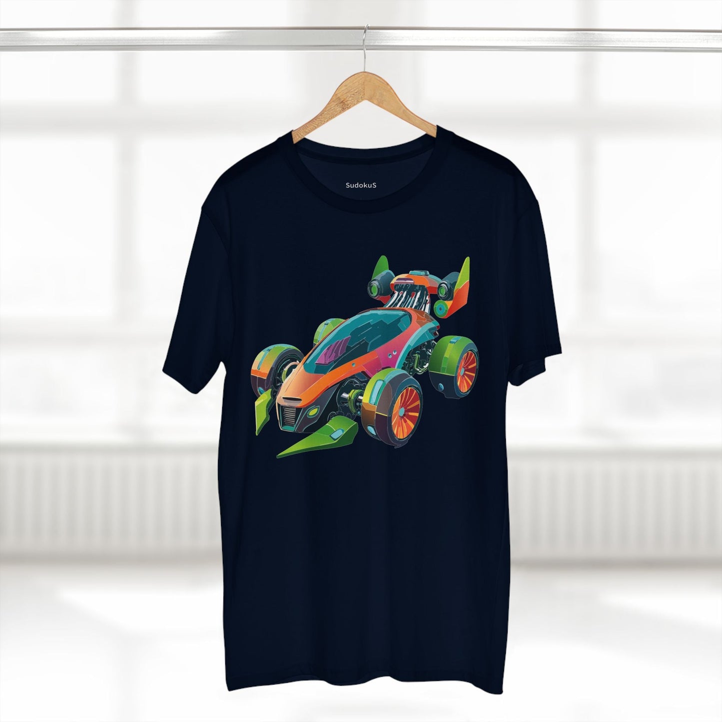 Car Graphic Unisex 100 Cotton Staple Tee 21