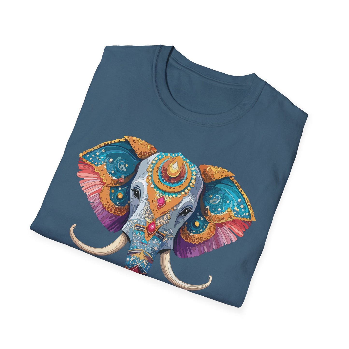 Elephant Shirt Unisex Elephant Tee Softstyle Cotton Gildan 64000 Animal Tee Graphic Elephant Tee
