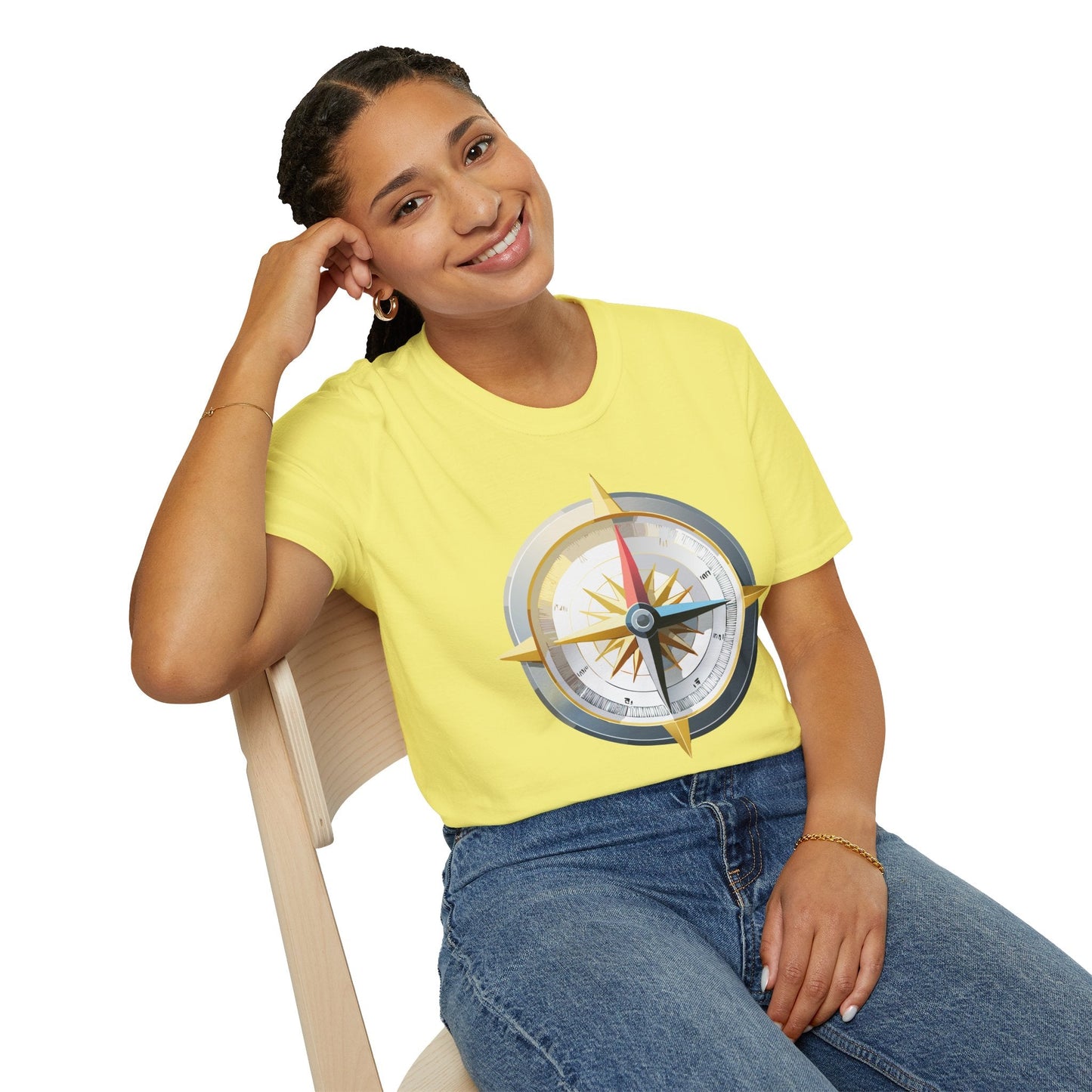 Compass Navigator Graphic Tee Unisex 100 Cotton 9