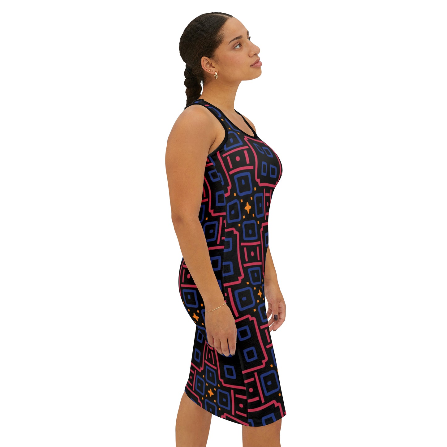 Abstract Print Dress - PPU BEST
