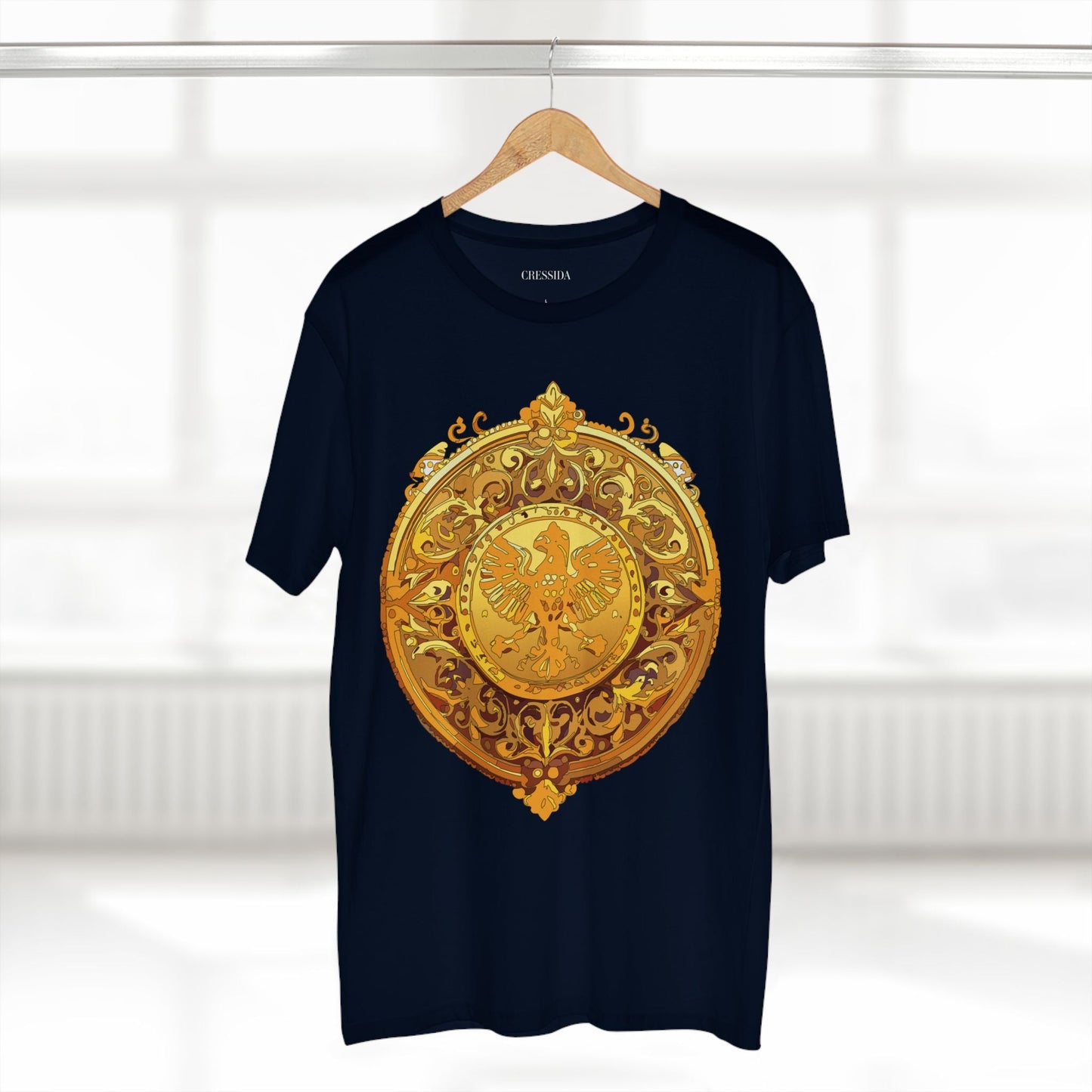 Antique Gold Coin Graphic Design T-Shirt Unisex 100 Cotton With Golden Print Artwork Tee 26