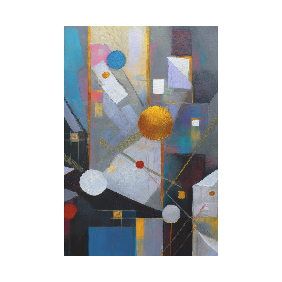 Abstract Oil Painting Print Canvas 20x24,20x30,24x30 24x32,24x36,30x40 32x48,36x48,40x60 Pine-Wood Inner Frame ABS-164